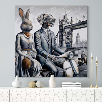 London Lovers Forever (Original Painting)