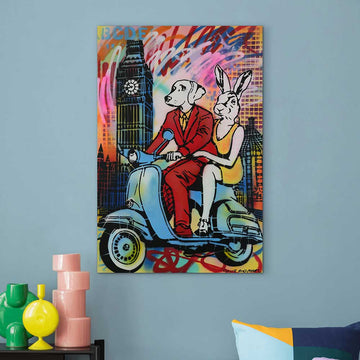 London Lovers (Original Painting)