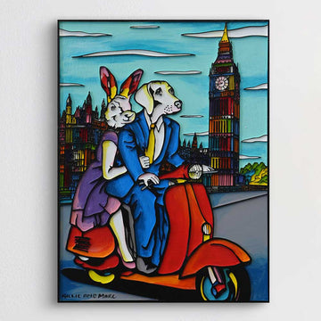 London Was in Their Sites (Original Painting)