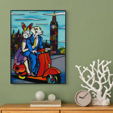 London Was in Their Sites (Original Painting)