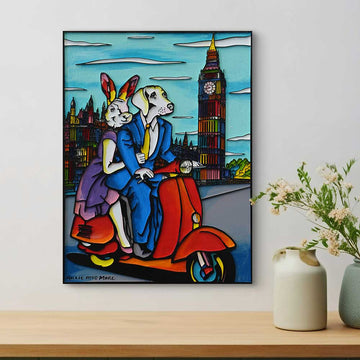 London Was in Their Sites (Original Painting)