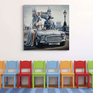 London Lovers Forever (Original Painting)