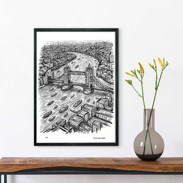 London, My City (Giclee Canvas Print)