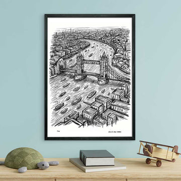 London, My City (Giclee Canvas Print)