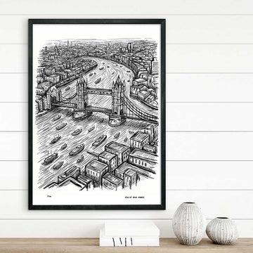 London, My City (Giclee Canvas Print)