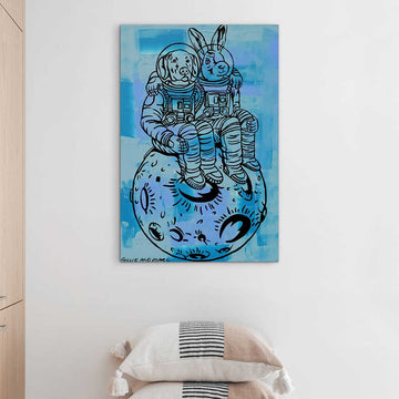 Lost in Love in Space (Original Painting)