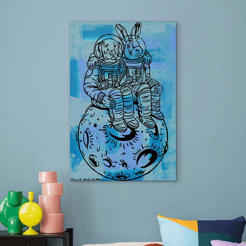 Lost in Love in Space (Original Painting)