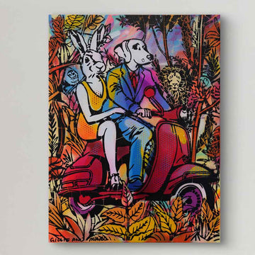 Lost in the Jungle (Original Painting)