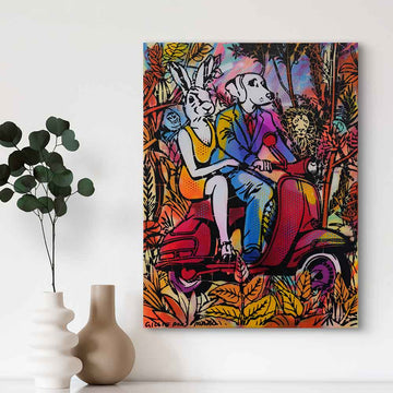 Lost in the Jungle (Original Painting)