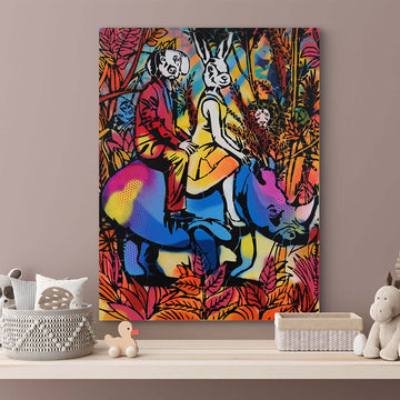 Lost in the Jungle (Original Painting)