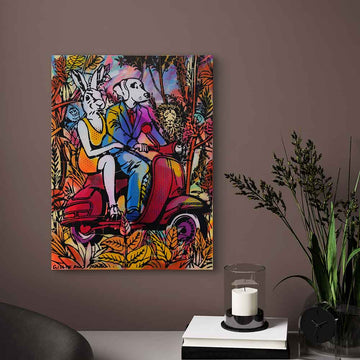 Lost in the Jungle (Original Painting)