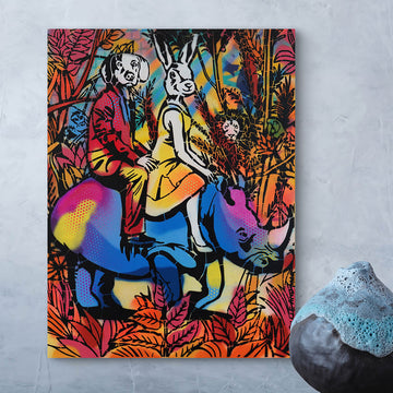 Lost in the Jungle (Original Painting)