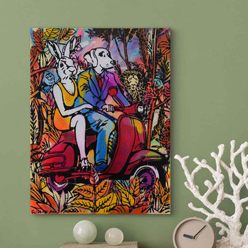 Lost in the Jungle (Original Painting)