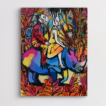 Lost in the Jungle (Original Painting)