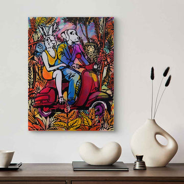 Lost in the Jungle (Original Painting)