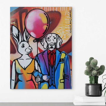 Love Balloons (Original Painting)