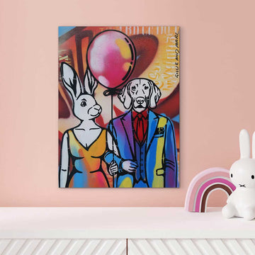 Love Balloons (Original Painting)