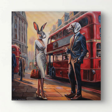 Love Bus Stop (Original Painting)