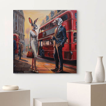 Love Bus Stop (Original Painting)