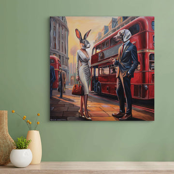 Love Bus Stop (Original Painting)