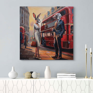 Love Bus Stop (Original Painting)