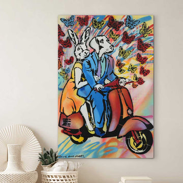 Love Is In The Air (Original Painting)