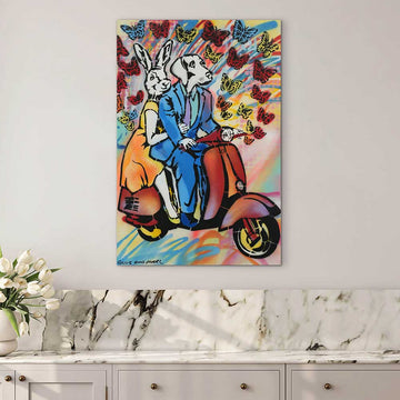 Love Is In The Air (Original Painting)