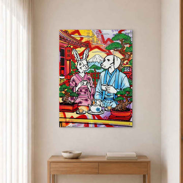 Love and Tea in Japan (Original Painting)