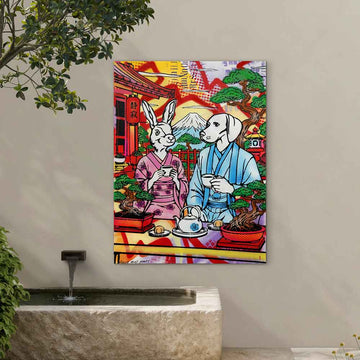 Love and Tea in Japan (Original Painting)
