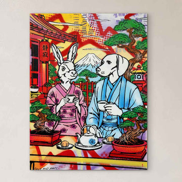 Love and Tea in Japan (Original Painting)