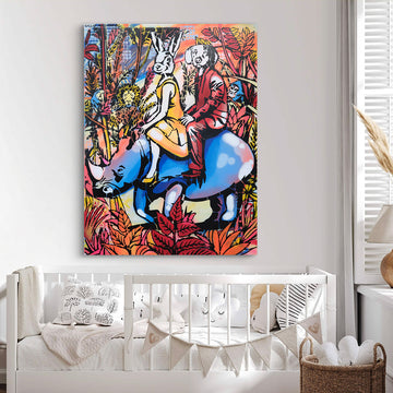 Love in The Jungle (Original Painting)