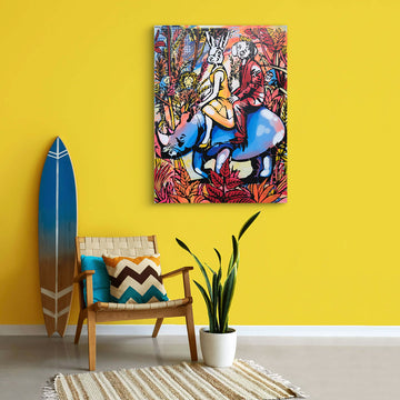 Love in The Jungle (Original Painting)