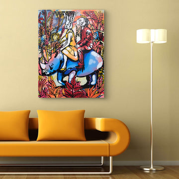 Love in The Jungle (Original Painting)