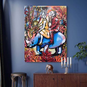 Love in The Jungle (Original Painting)