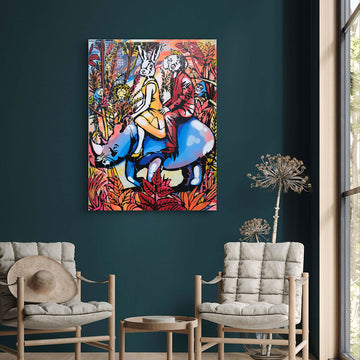 Love in The Jungle (Original Painting)