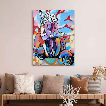 Love in the Fast Lane (Original Painting)