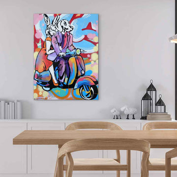 Love in the Fast Lane (Original Painting)