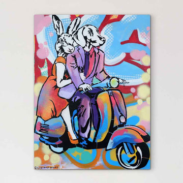 Love in the Fast Lane (Original Painting)