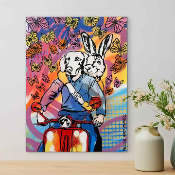 Love, Laughter, and the Road Ahead (Original Painting)