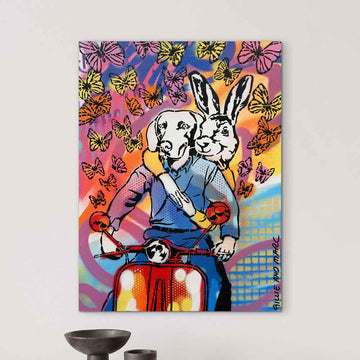 Love, Laughter, and the Road Ahead (Original Painting)