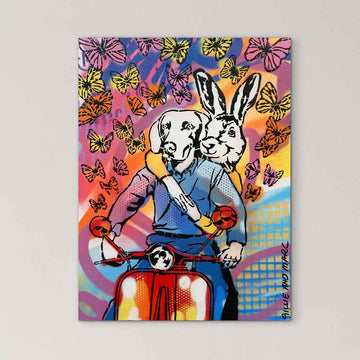 Love, Laughter, and the Road Ahead (Original Painting)