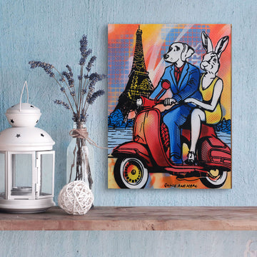 Lovely Days in Paris (Original Painting)