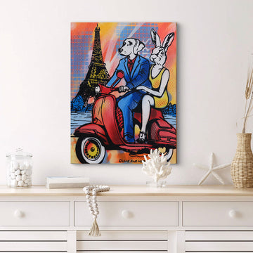 Lovely Days in Paris (Original Painting)