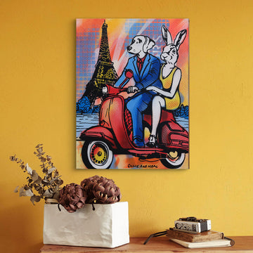 Lovely Days in Paris (Original Painting)