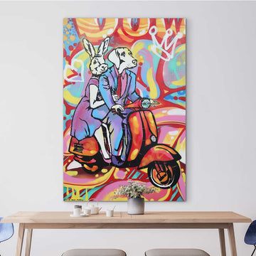 Lovers All Day and Night (Original Painting)