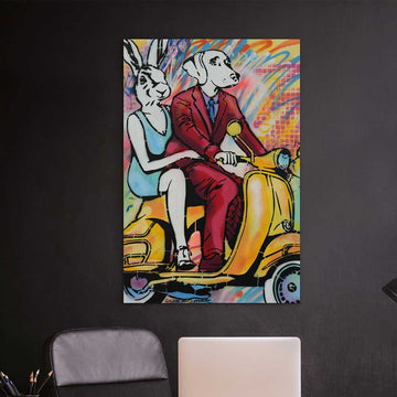 Lovers Riding (Original Painting)