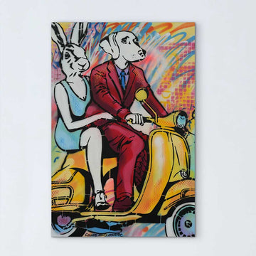 Lovers Riding (Original Painting)