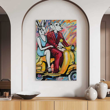 Lovers Riding (Original Painting)