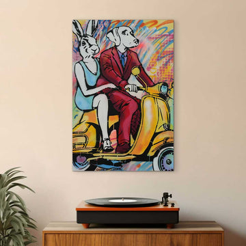 Lovers Riding (Original Painting)