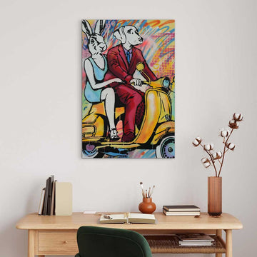 Lovers Riding (Original Painting)